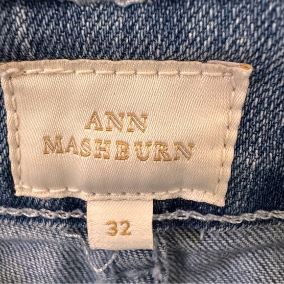 Ann Mashburn Coco Patch Pocket Jean in "7-Year Indigo Stretch Denim" Size 32 - Picture 15 of 16